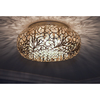 Maxim Arabesque 7-Light 18" Wide Golden Silver Flush Mount Light 24150BCGS